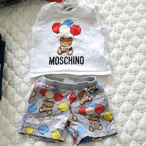 MOSCHINO BABY SET 9-12 MONTHS